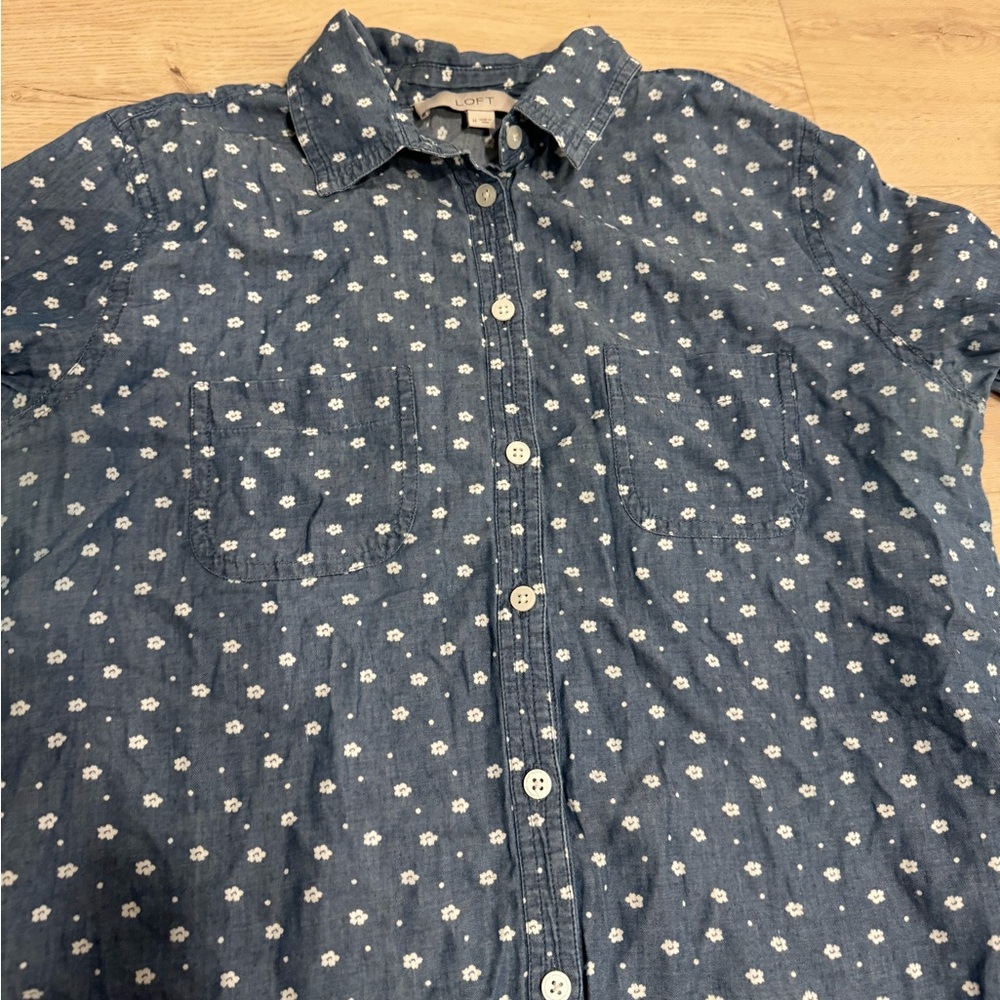 LOFT denim shirt